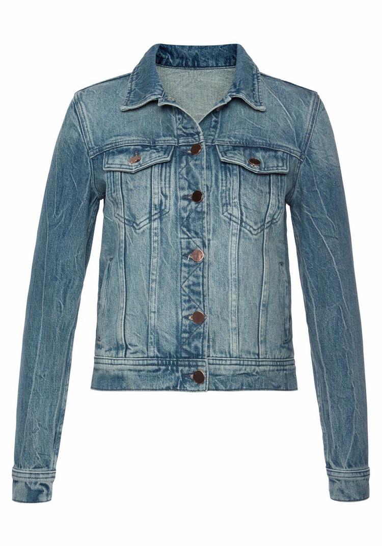 Lascana Lascana Jeansjacke Jeansjacke Damen - blue-denim - 0 | SportScheck