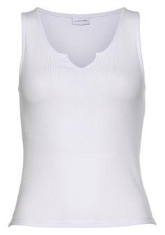 Lascana Ripptanktop Funktionstank Damen weiß