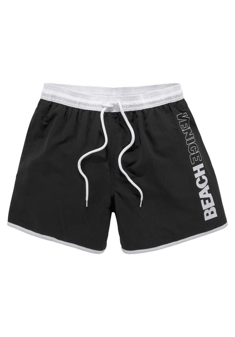 VENICE BEACH VENICE BEACH Badeshorts Badehose Herren - schwarz - 0 | SportScheck