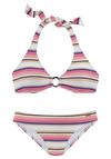 VENICE BEACH Triangel-Bikini Bikini Set Damen - creme-rosa