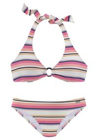 VENICE BEACH Triangel-Bikini Bikini Set Damen - creme-rosa