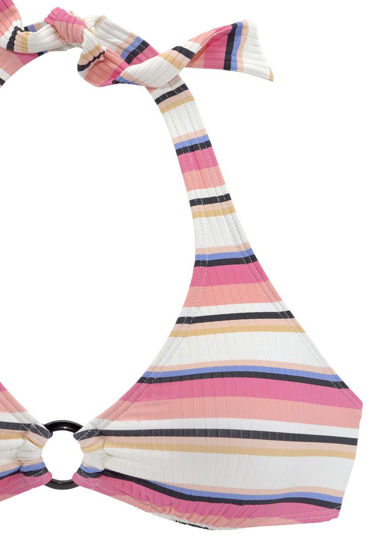 VENICE BEACH VENICE BEACH Triangel-Bikini Bikini Set Damen - creme-rosa - 1 | SportScheck