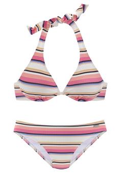 VENICE BEACH Bügel-Bikini Bikini Set Damen creme-rosa