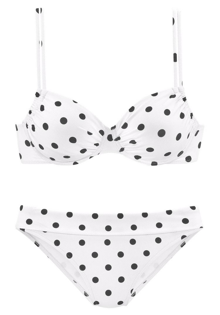 Lascana Lascana Bikini-Hose Bikini Hose Damen - wei&szlig;-schwarz - 0 | SportScheck