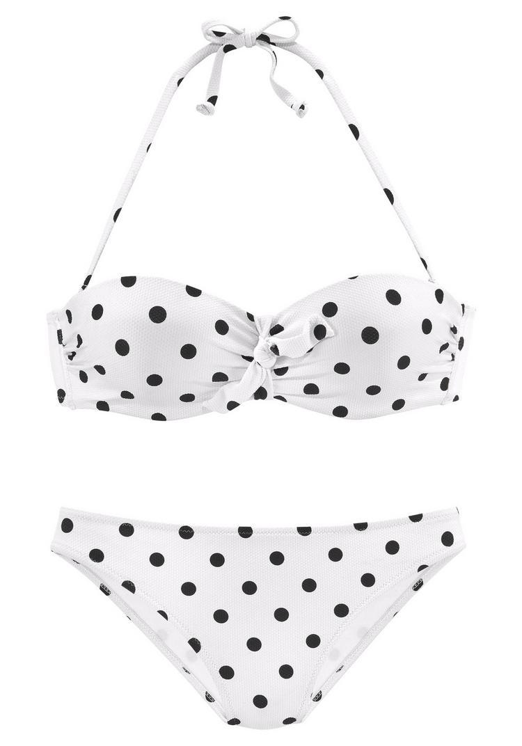 Lascana Lascana Bikini-Hose Bikini Hose Damen - wei&szlig;-schwarz - 0 | SportScheck