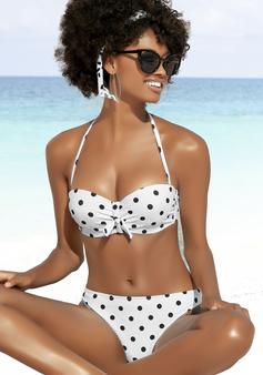 Rückansicht von Lascana Bikini-Hose Bikini Hose Damen weiß-schwarz