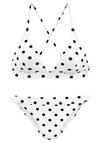 Lascana Triangel-Bikini-Top Bikini Oberteil Damen - wei&szlig;-schwarz