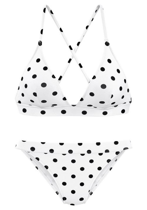 Lascana Triangel-Bikini-Top Bikini Oberteil Damen