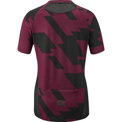 Rückansicht von Gonso Besagno Fahrradtrikot Damen Violett