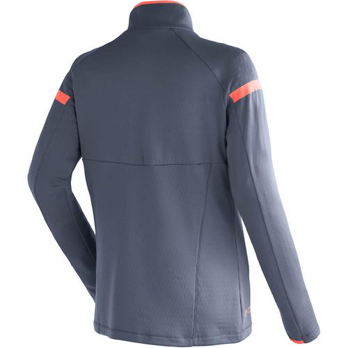 Rückansicht von Maier Sports Granni Langarmshirt Damen Apfelgrün