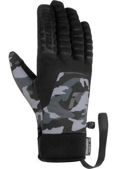 Rückansicht von Reusch Raptor R-TEX XT TOUCH-TEC Skihandschuhe 5570 dark camo / black