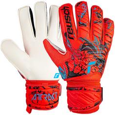 Reusch Attrakt Solid Torwarthandschuhe 3334 bright red/future blue