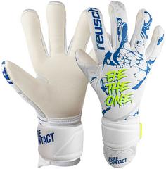 Reusch Pure Contact Silver Torwarthandschuhe 1089 white / deep blue