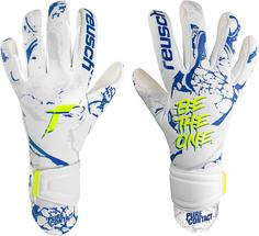 Rückansicht von Reusch Pure Contact Silver Torwarthandschuhe 1089 white / deep blue