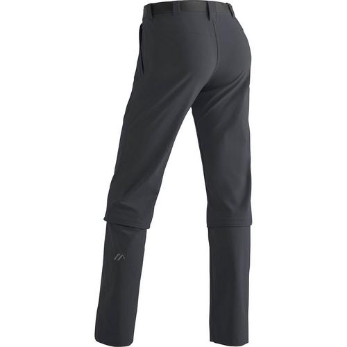 Rückansicht von Maier Sports Arolla Funktionsshorts Damen Schiefer