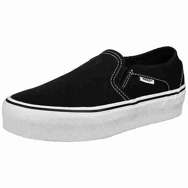 Vans Asher Platform Sneaker Damen schwarz / weiß