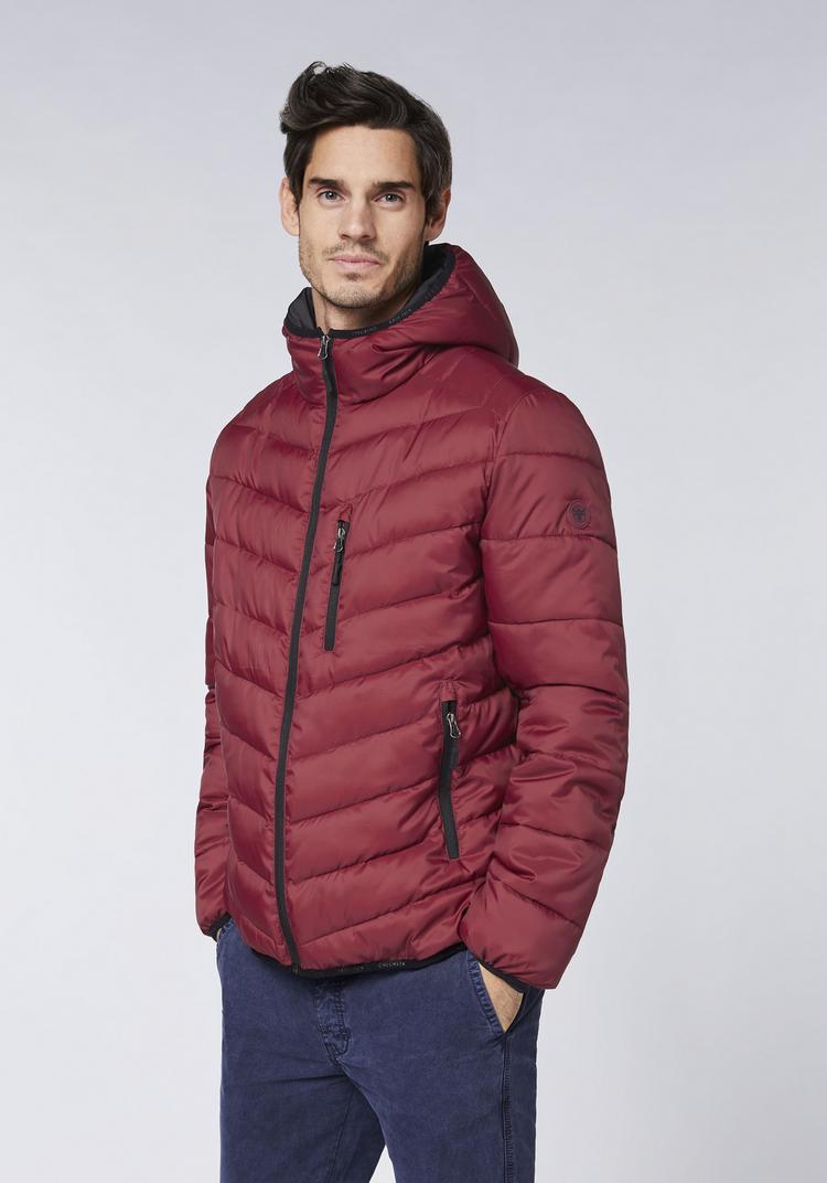 Chiemsee Chiemsee Steppjacke Jacke Herren - Dark Red/Black - 0 | SportScheck