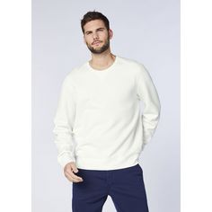 Rückansicht von Chiemsee Sweater Sweatshirt Herren Star White