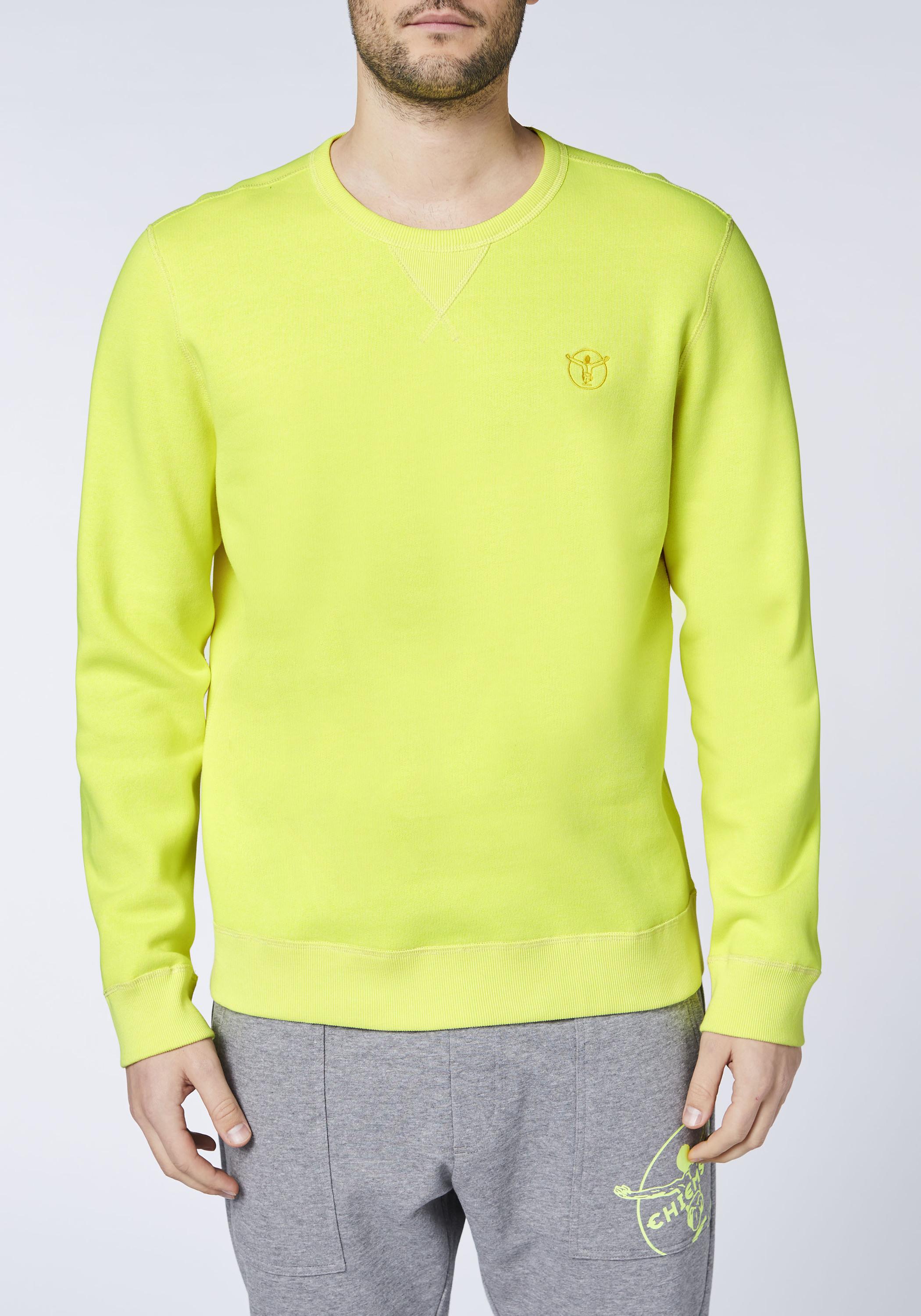 Chiemsee Sweater Sweatshirt Herren Safety Yellow im Online Shop von SportScheck kaufen