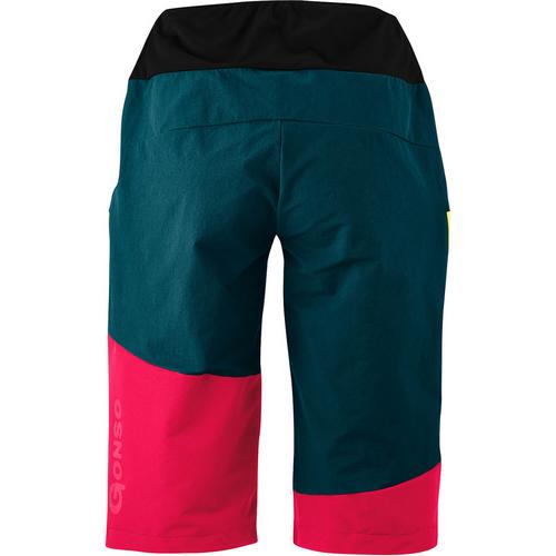 Rückansicht von Gonso Lomaso Fahrradshorts Damen Pink