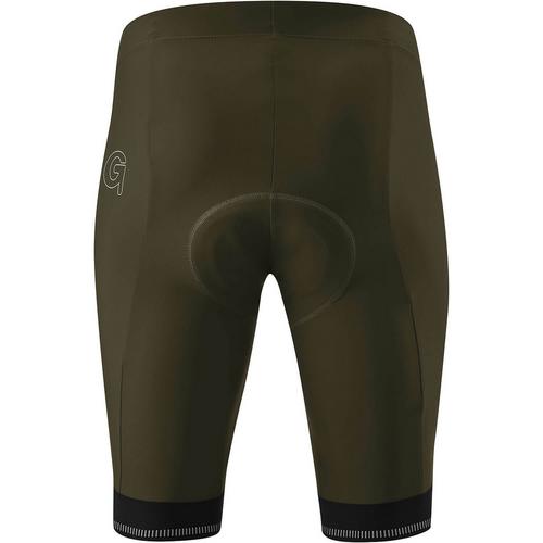 Rückansicht von Gonso SITIVO Fahrradshorts Herren Grün