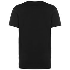 Rückansicht von New Era Script T-Shirt Herren schwarz / weiß