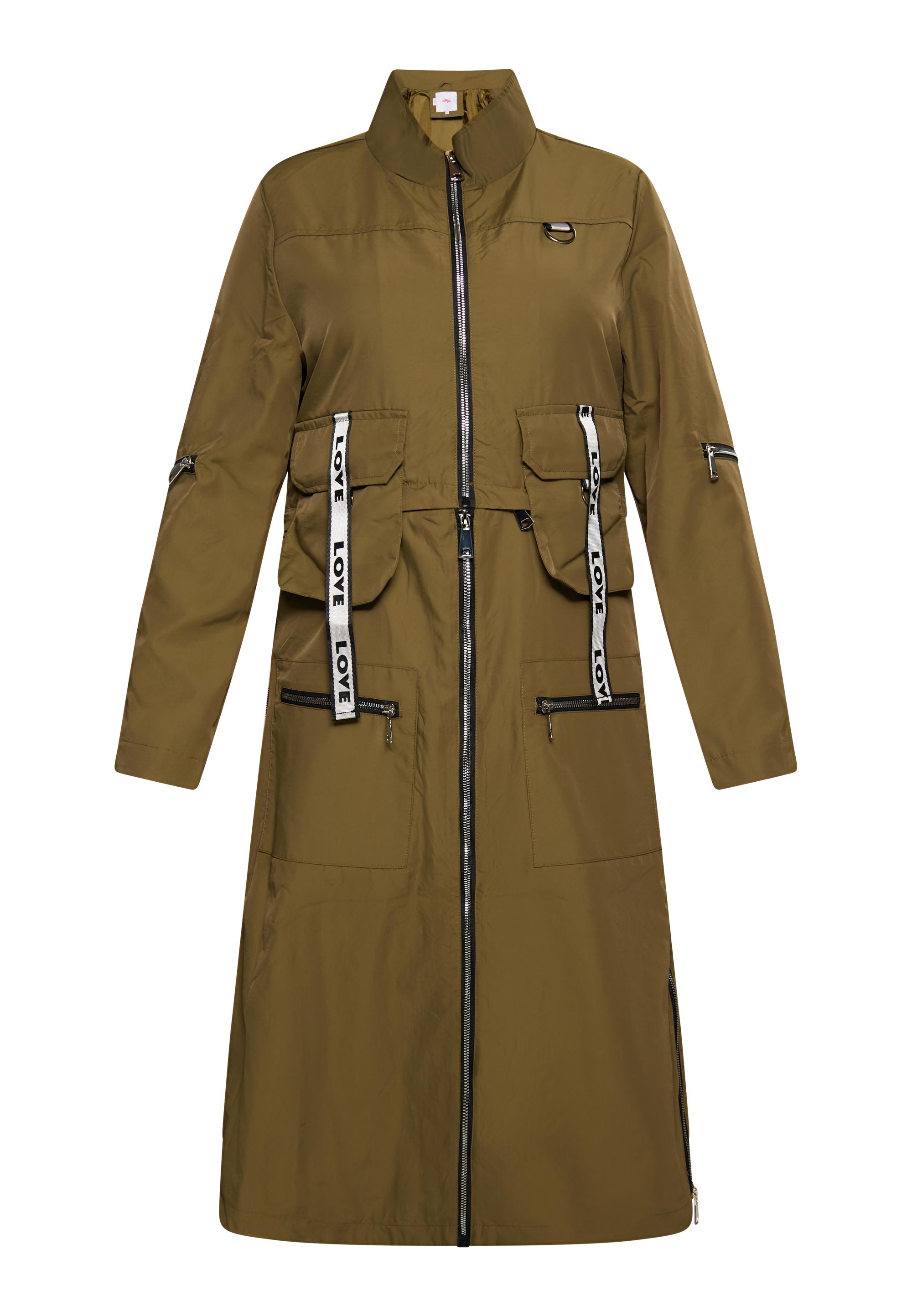 MYMO Trenchcoat Damen Oliv
