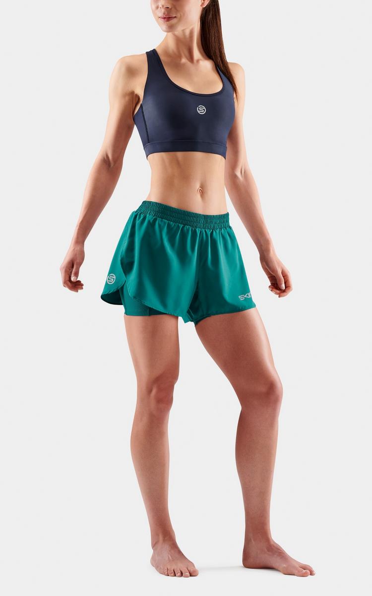 Skins Skins 2-in-1 Superpose Funktionsshorts Damen - lt teal - 1 | SportScheck
