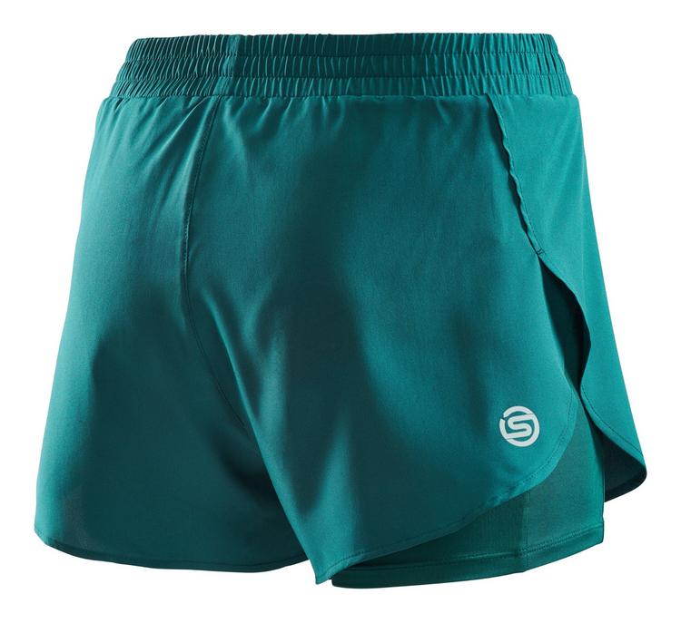Skins Skins 2-in-1 Superpose Funktionsshorts Damen - lt teal - 0 | SportScheck