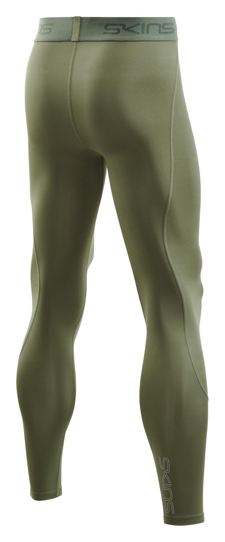 Skins Skins 2-Series Long Tight Tights Herren - khaki - 0 | SportScheck