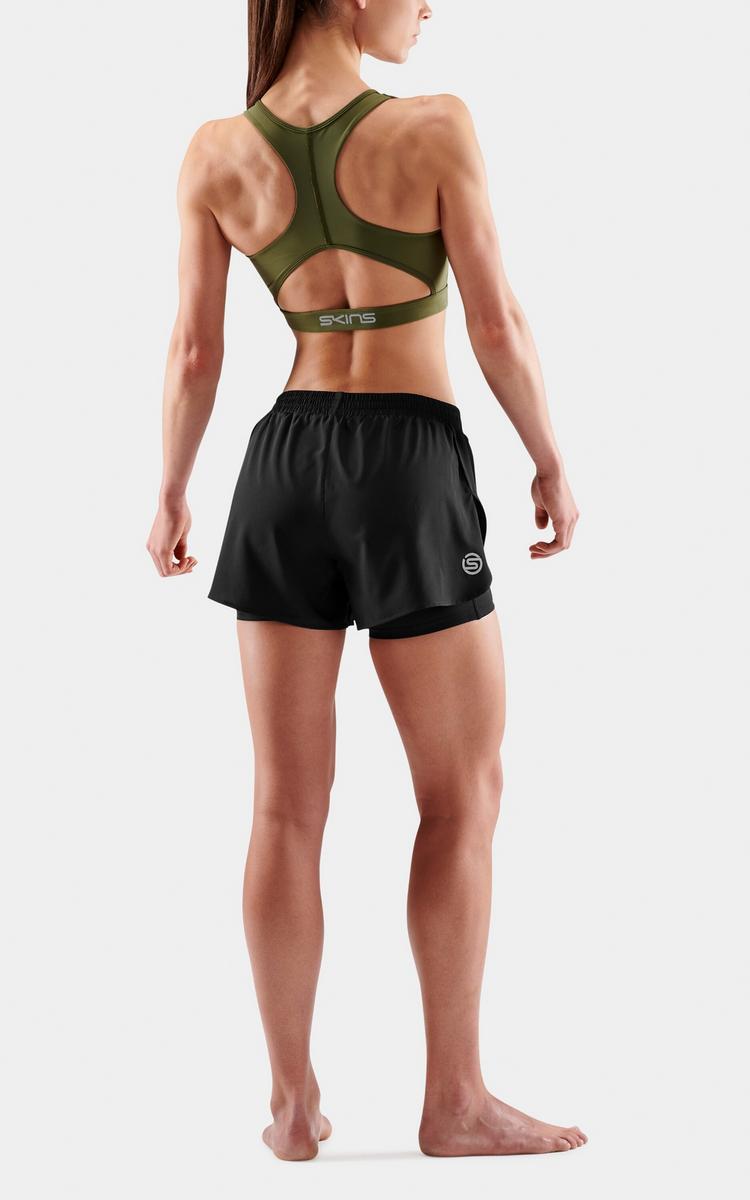 Skins Skins 2-in-1 Superpose Funktionsshorts Damen - black - 5 | SportScheck