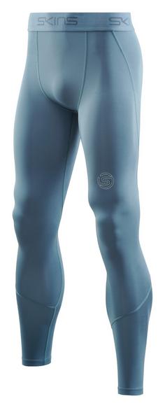 Skins 2-Series Long Tight Tights Herren blue grey