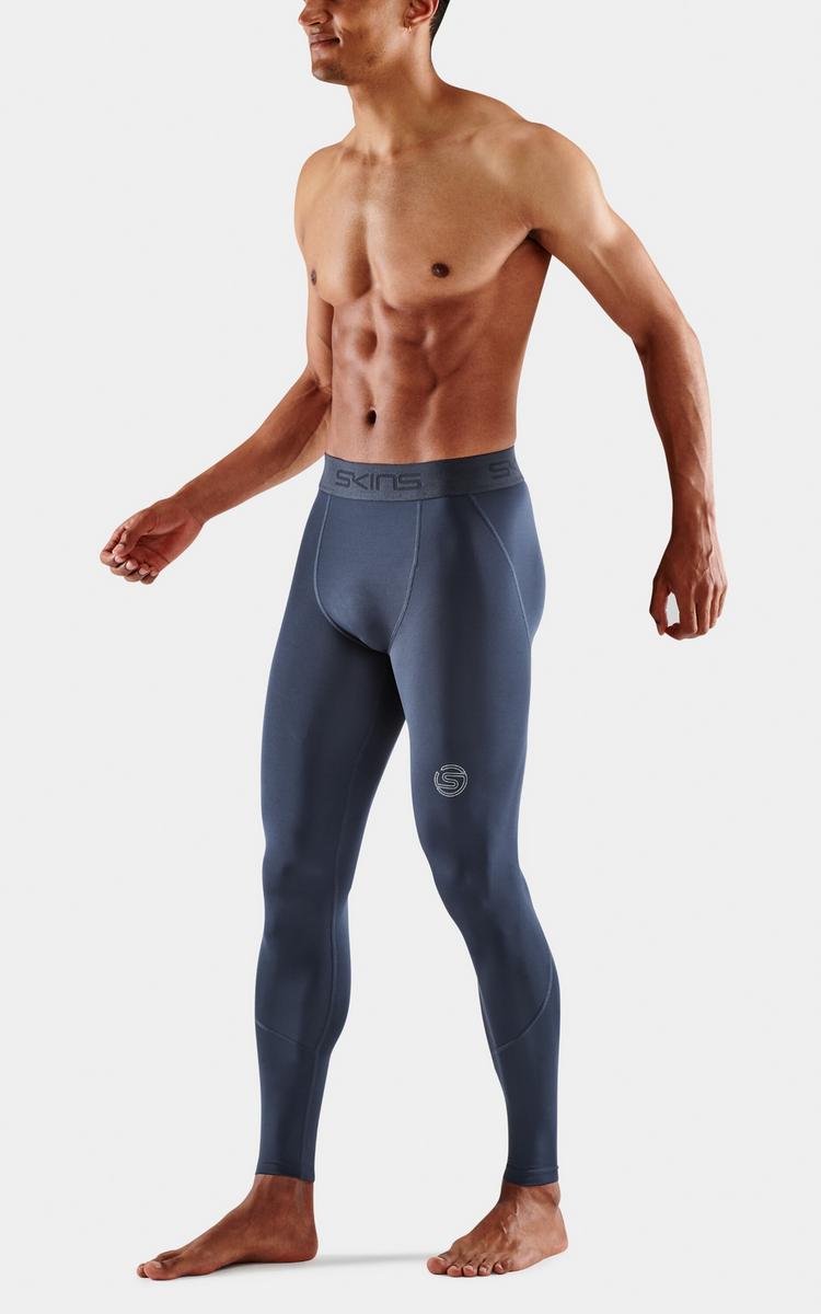 Skins Skins 2-Series Long Tight Tights Herren - navy blue - 1 | SportScheck