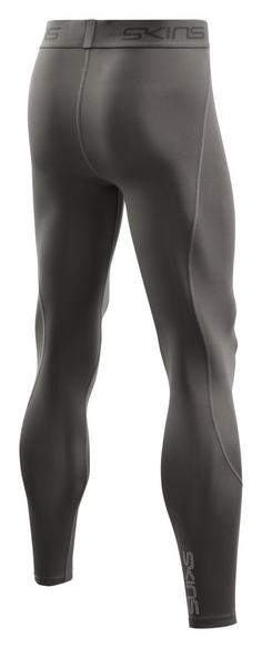 Rückansicht von Skins 2-Series Long Tight Tights Herren charcoal