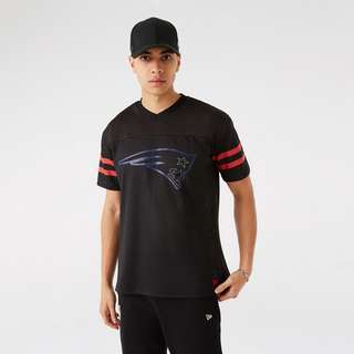 New Era NFL New England Patriots Outline Logo T-Shirt Herren schwarz / rot