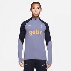 Nike Tottenham Hotspur Drill Funktionssweatshirt Herren violett / schwarz