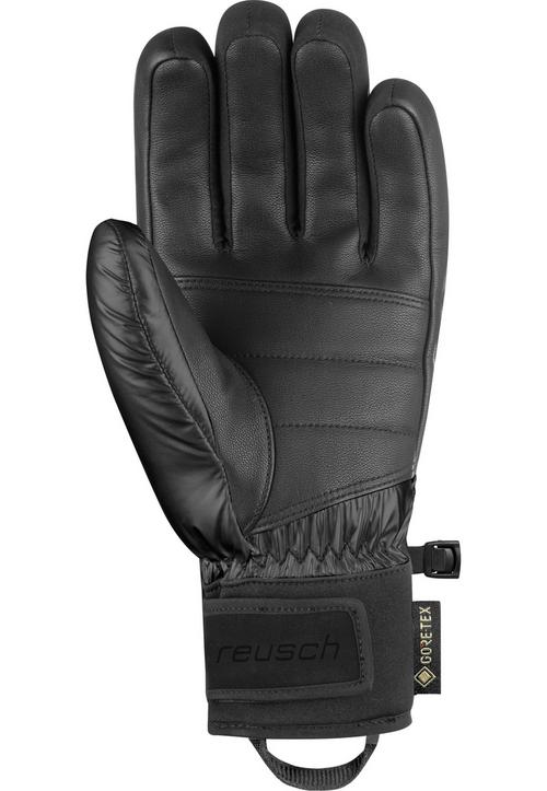 Rückansicht von Reusch GORE-TEX Feather GORE-TEX Skihandschuhe 7024 black / shiny silver