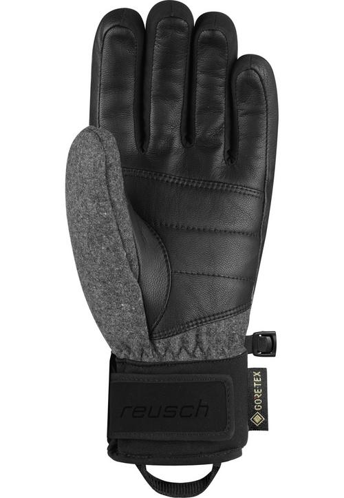 Rückansicht von Reusch GORE-TEX Feather GORE-TEX Skihandschuhe 7711 black / grey alpine melan