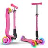 Apollo Roller Kids Whiz LED Wheels Scooter - pink