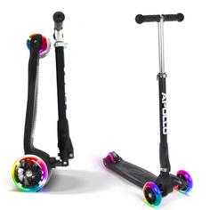 Apollo Roller Kids Whiz LED Wheels Scooter schwarz