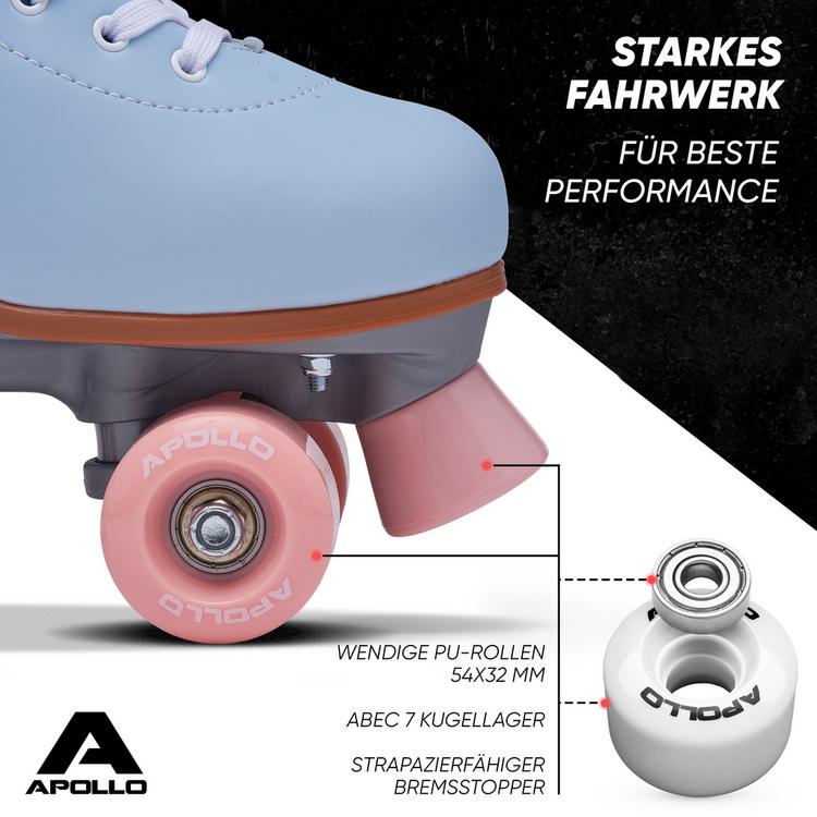 Apollo Apollo Classic Roller Retro Rollschuhe - nightfever-blue - 3 | SportScheck