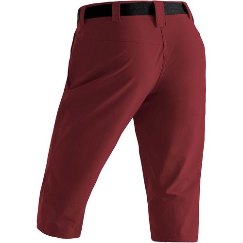 Rückansicht von Maier Sports Inara Slim Funktionsshorts Damen Bordeaux431