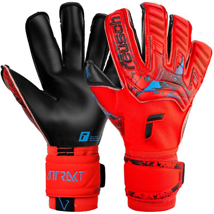 Reusch Reusch Attrakt Gold X Evolution Cut Torwarthandschuhe - 3333  brig red/futr blu/blck - 0 | SportScheck
