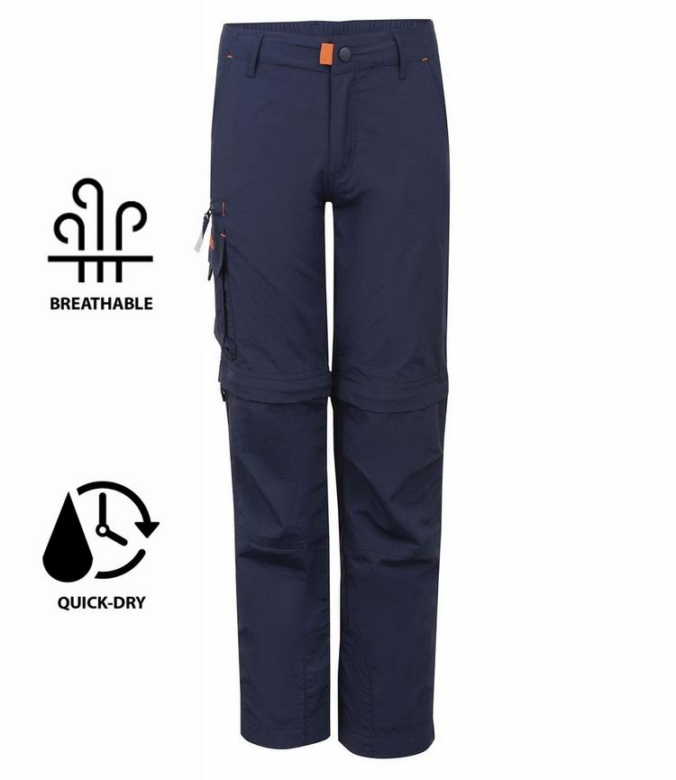 Trollkids Trollkids Oppland Trekkinghose Kinder - Marineblau / Orange - 0 | SportScheck