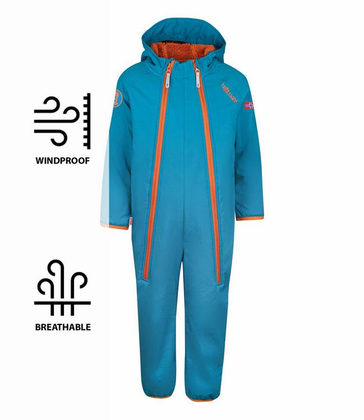 Trollkids Trollkids Nordkapp Skihose Kinder - Dunkelblau/Zimt - 0 | SportScheck