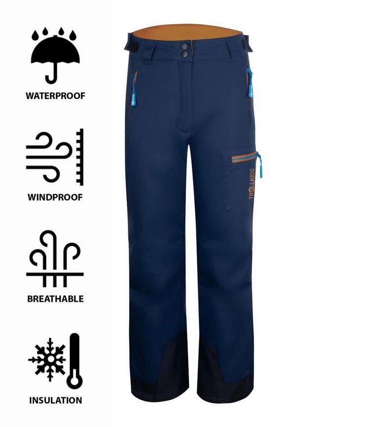 Trollkids Trollkids Hallingdal Skihose Kinder - Marineblau/Bronze - 0 | SportScheck