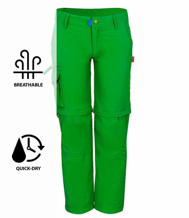 Trollkids Trollkids Oppland Trekkinghose Kinder - Indisch Gr&uuml;n - 0 | SportScheck