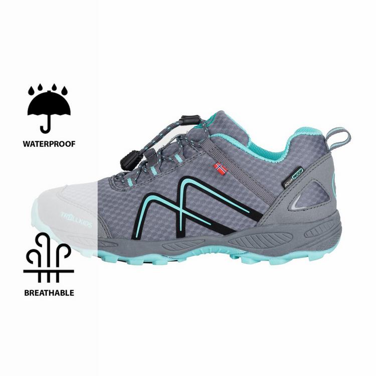 Trollkids Trollkids Nordland Wanderschuhe Kinder - Anthrazit/Minze - 0 | SportScheck