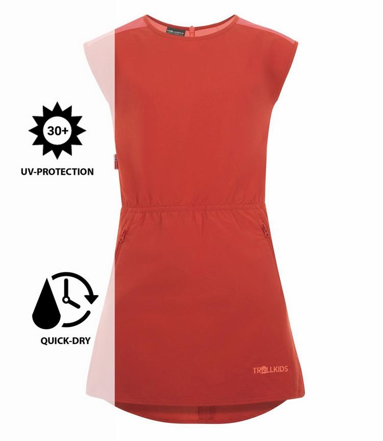 Trollkids Trollkids Arendal Laufkleid Kinder - Rot - 0 | SportScheck