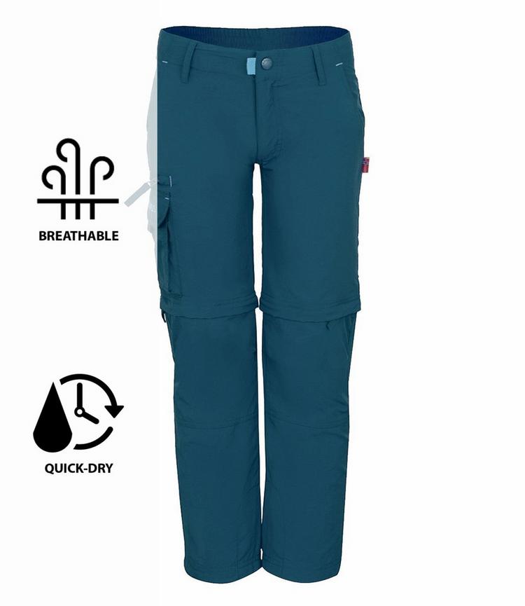 Trollkids Trollkids Oppland Trekkinghose Kinder - Petrolblau - 0 | SportScheck